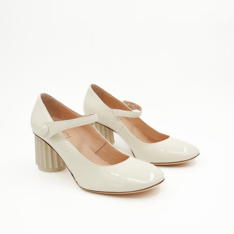 Dorica Mary Jane - Cream patent