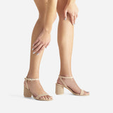 Dorica Sandal - Nude Patent