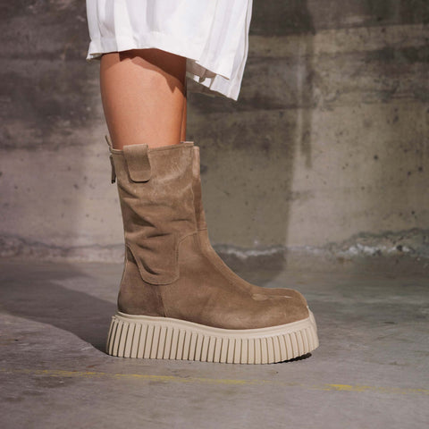 Milagros - Taupe Suede