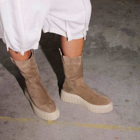 Milagros - Taupe Suede