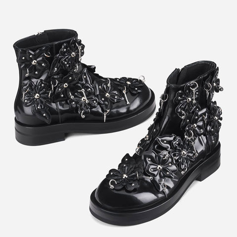 Trudi Flowers - Black