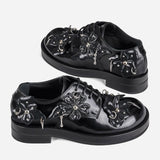 Trudi Lace Up - Black