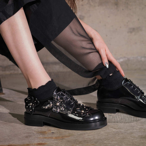 Trudi Lace Up - Black