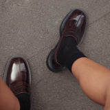 Muswell Split Loafer - Bordeaux