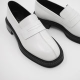 Muswell Split Loafer - White