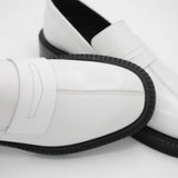 Muswell Split Loafer - White