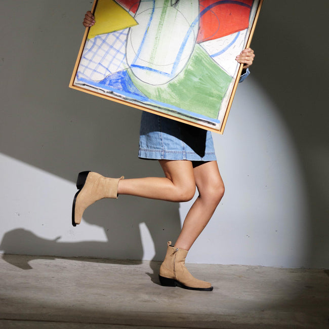 Cubist Western - Avena Suede