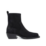 Cubist Western - Black Suede
