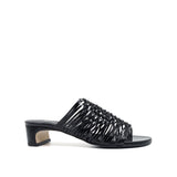 Amara Woven Mule - Black