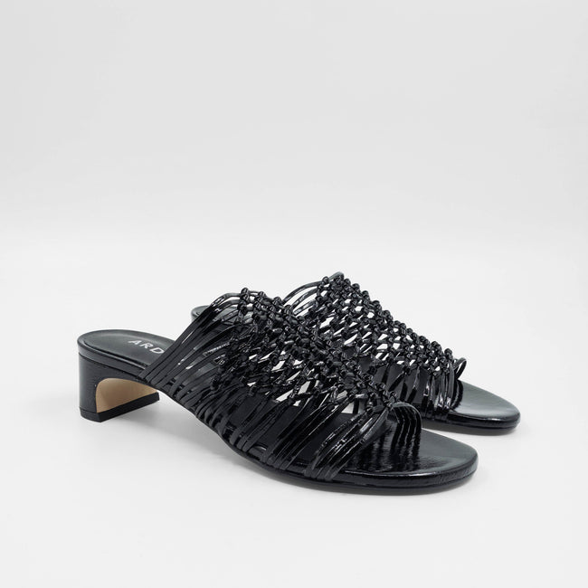Amara Woven Mule - Black