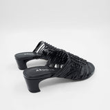 Amara Woven Mule - Black