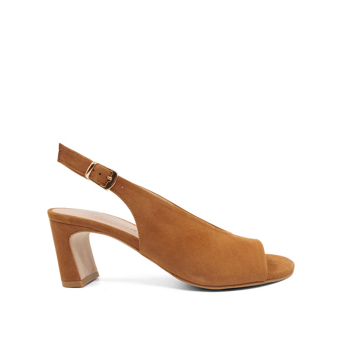 Clea Slingback - Tan Suede