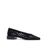 Cleo Flat - Black Suede