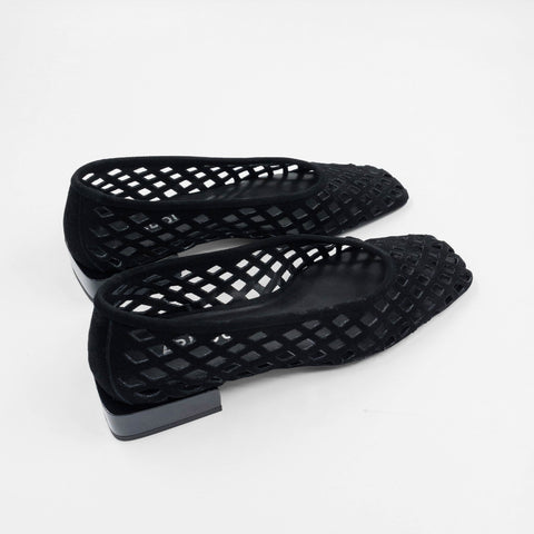 Cleo Flat - Black Suede