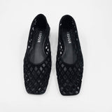 Cleo Flat - Black Suede