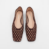 Cleo Flat - Chocolate Suede