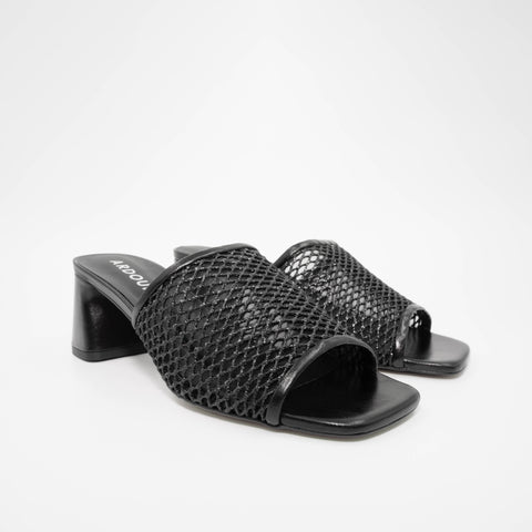 Cosimo Mesh - Black Glitter