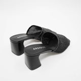 Cosimo Mesh - Black Glitter