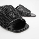 Cosimo Mesh - Black Glitter