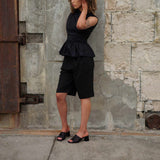 Cosimo Mesh - Black Glitter