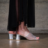 Cosimo Mesh - Silver Glitter