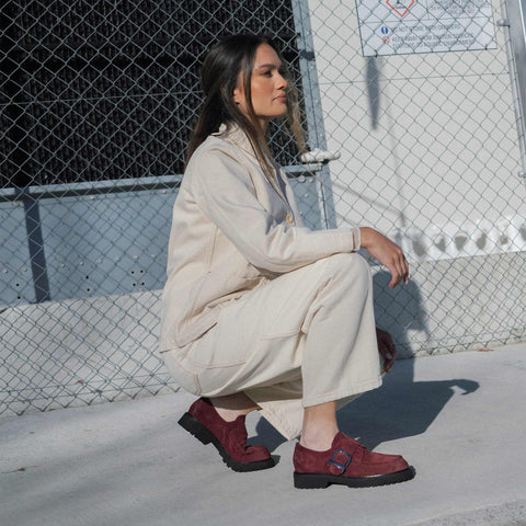 Elbe - Cherry Suede