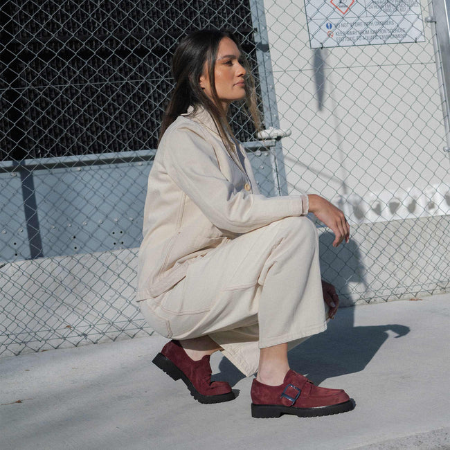 Elbe - Cherry Suede