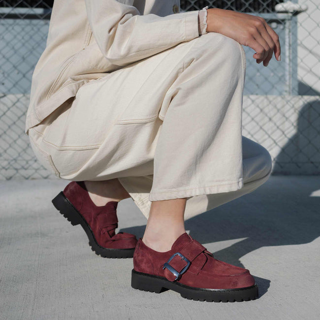 Elbe - Cherry Suede