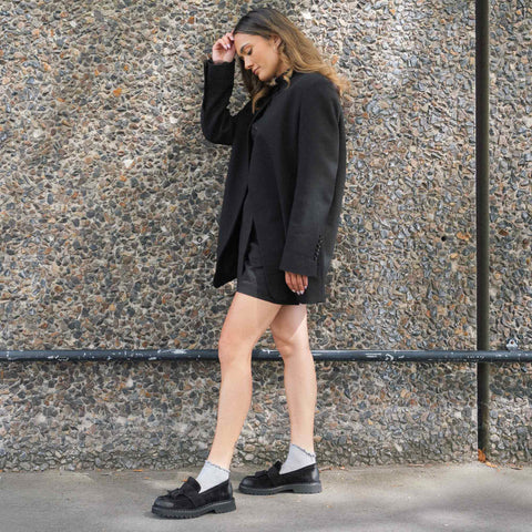 Hermannplatz - Black Suede