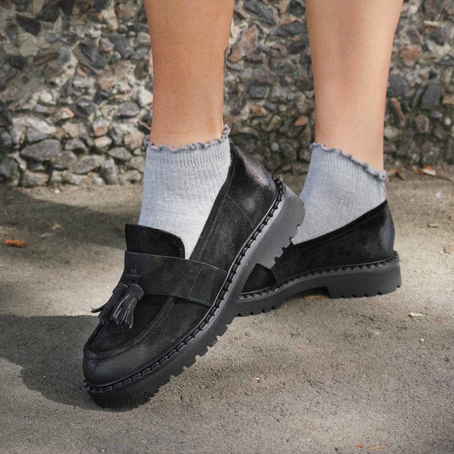 Hermannplatz - Black Suede