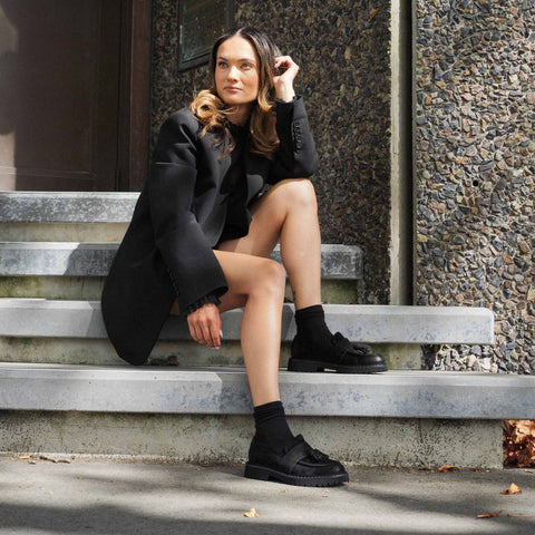 Hermannplatz - Black Suede