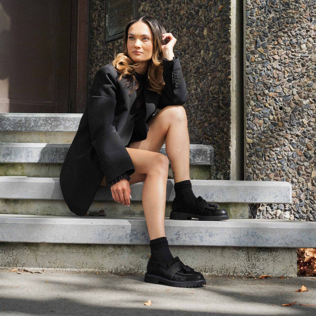 Hermannplatz - Black Suede