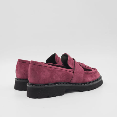 Hermannplatz - Raspberry Suede