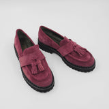 Hermannplatz - Raspberry Suede