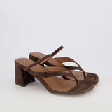 Lottie - Chocolate Suede