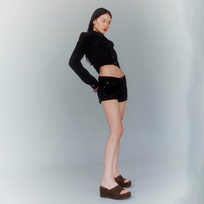 Tia - Chocolate Suede | PRE-ORDER