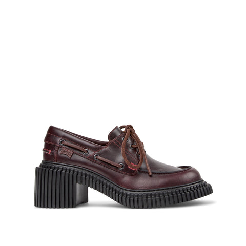 Pix London Lace up - Burgundy