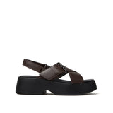 Tasha Cross Strap - Brown