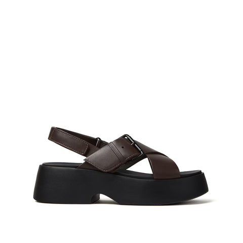 Tasha Cross Strap - Brown