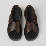 Tasha Cross Strap - Brown