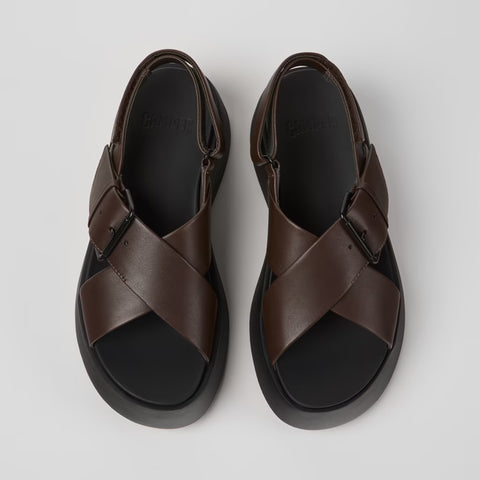 Tasha Cross Strap - Brown