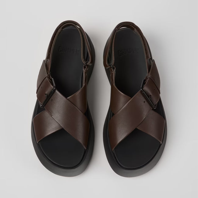 Tasha Cross Strap - Brown