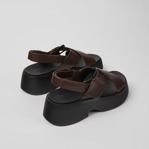 Tasha Cross Strap - Brown