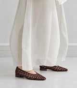 Cleo Flat - Chocolate Suede