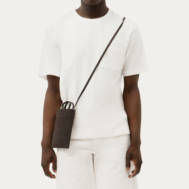 Bandit Phone Pouch - Asphalt Suede