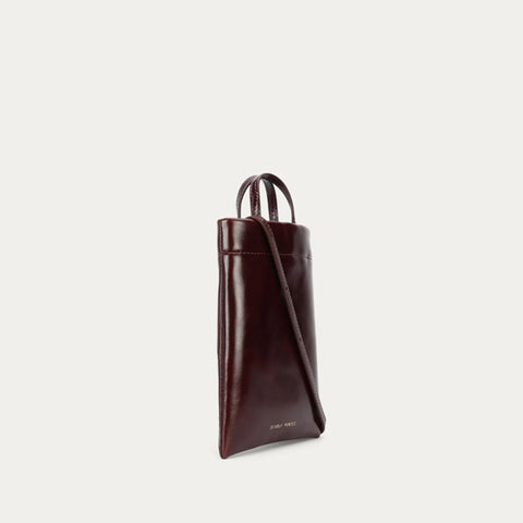 Bandit Phone Pouch - Dark Cherry Gloss
