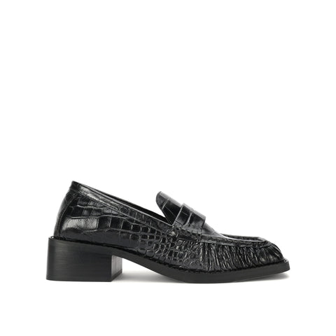 Butterfield Loafer - Black Croc