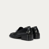 Butterfield Loafer - Black Croc