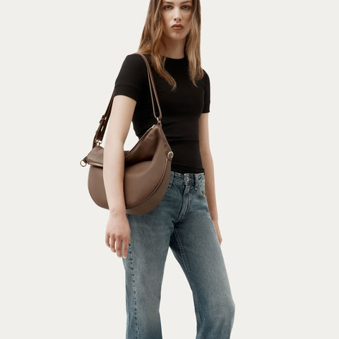 Leopard Hobo - Cocoa