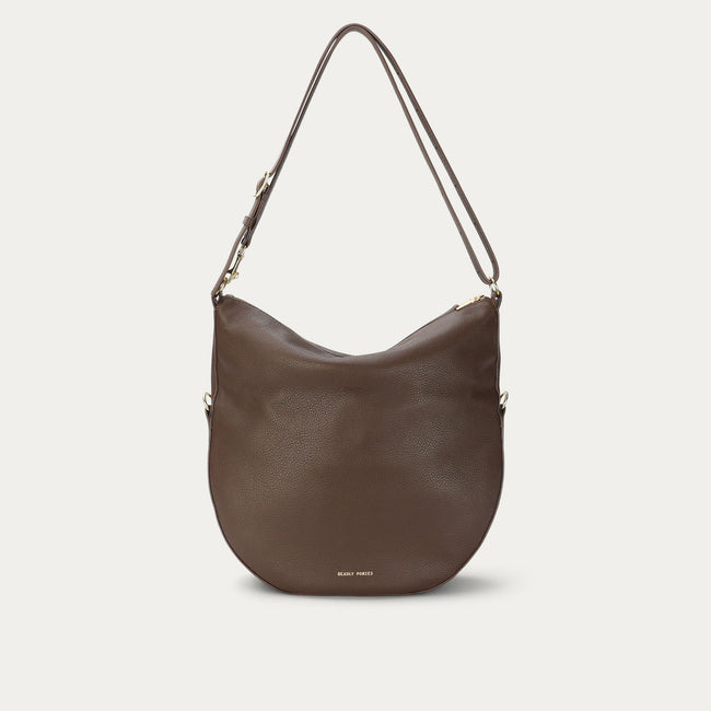 Leopard Hobo - Cocoa